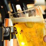 サッポロ・アサヒ・エビス黒生で乾杯♪その他ドリンクも種類豊富