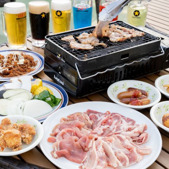川崎/ビアガーデン/飲み放題/BBQ付/食べ放題
