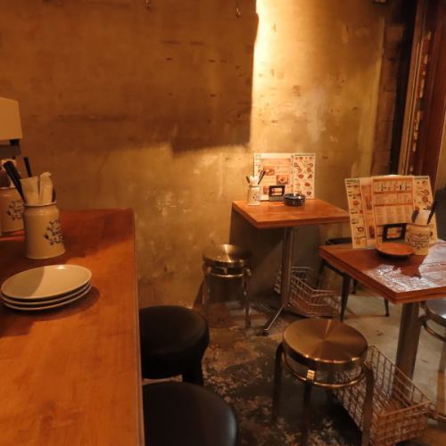 少人数にも◎落ち着く空間