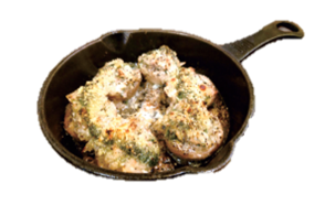 マッシュルームのオーブン焼き　エスカルゴ風