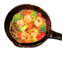 小海老とブロッコリー