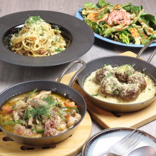 120分飲み放題(L.O.90分)付◎五感北千住オリジナルおまかせコース