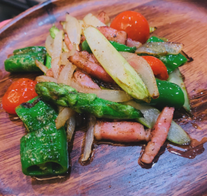 时令蔬菜蒜蓉奥利奥