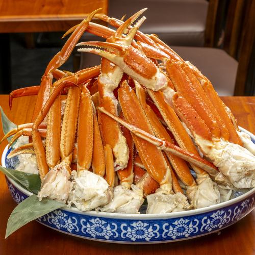 Uses genuine snow crab