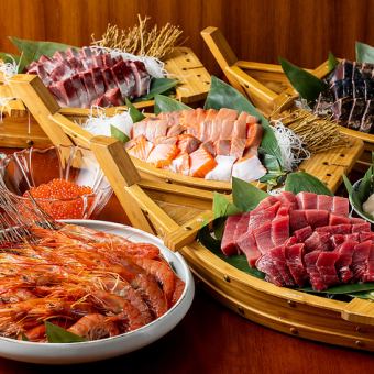 2時間アルコール飲み放題付き海鮮食べ放題＆イタリアン食べ放題⇒5000円(税込）