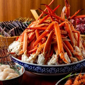 【本ズワイ蟹食べ放題付】海鮮＆イタリアンバイキング⇒大人：6600円／お子様3300円