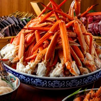 【本ズワイ蟹食べ放題付！】【150種2時間まるまる食べ飲み放題！】海鮮刺身・ピザ★神コスパ