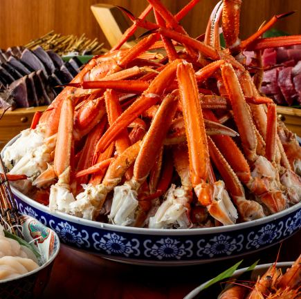 【本マグロ本ズワイ蟹食べ放題付！】【150種2時間まるまる食べ飲み放題！】海鮮刺身・ピザ.....