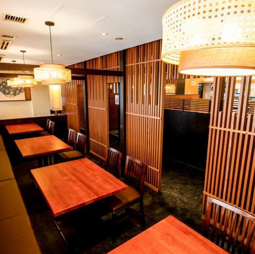 【木目調のお洒落な空間】