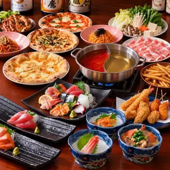 Banquet plan ★ All-you-can-drink beer! Seafood & shabu-shabu, etc. 2-hour all-you-can-eat and drink ★ 4,000 yen (tax included)