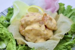 ぷりぷりエビマヨ えびせん添え(8尾)