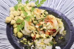 大エビ炒めのオリーブオイル和え(4尾)