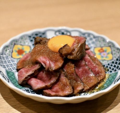 目の前で!ローストビーフ!