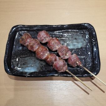 ハツ/レバー/せせり/砂ずり/ぼんじり/かわ 各一本