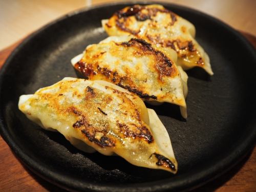 수제 고기 니라야키 만두