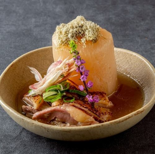 Nagoya Cochin chicken and radish
