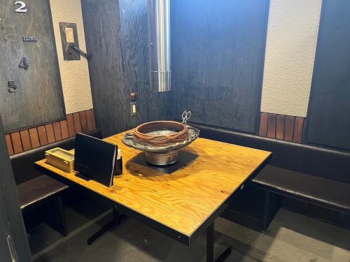 プライベート感◎5名様迄ご利用可能な“テーブル個室”