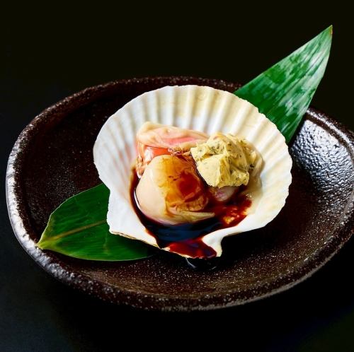帆立のバター醤油/ガリバタ塩帆立　各