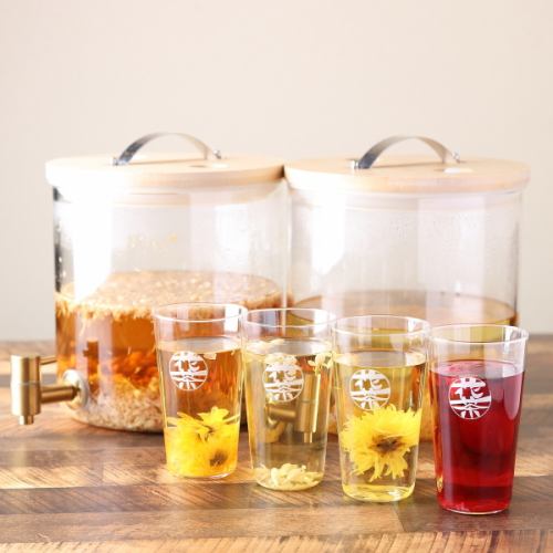 【新感覚ドリンク】香り華やか！中国直送のお花から抽出した本物のお花のお茶割りをお召し上がりください★