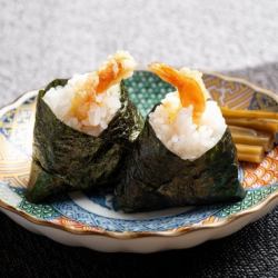 Tempura musubi (2 pieces)