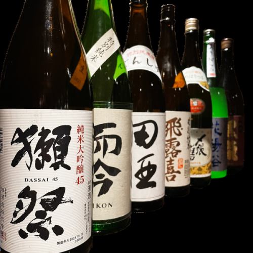 ◎A wide selection of sake ◎Over 20 brands always available♪