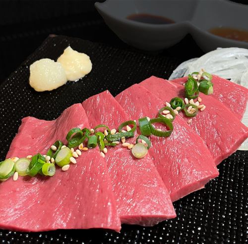 Japanese Black Beef Heart Sashimi