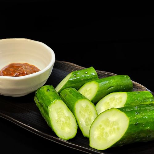 Miso-dipped cucumber