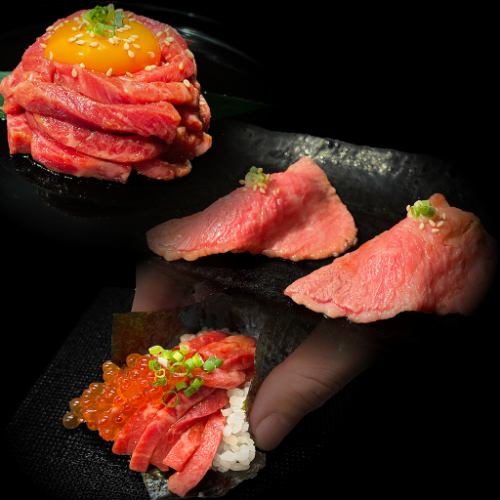 A yakiniku restaurant where you can eat delicious raw beef safely and securely