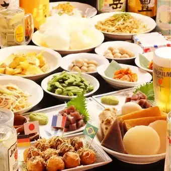 78種飲品，2小時無限暢飲，僅需1,380日圓（含稅1,518日圓）♪