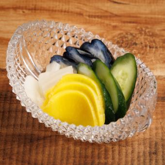お新香盛り合わせ