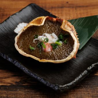 蟹味噌甲羅焼き