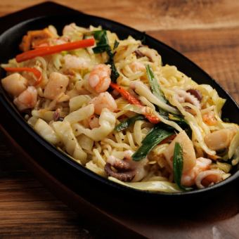 海鮮鉄板焼きそば