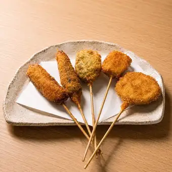 串揚げ五種盛り合わせ