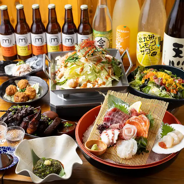 北九州名物１【まずはこれ】～炭鉱夫が愛した～ホルモン鉄板(塩ダレ・味噌ダレ)★コース◎各種宴会に