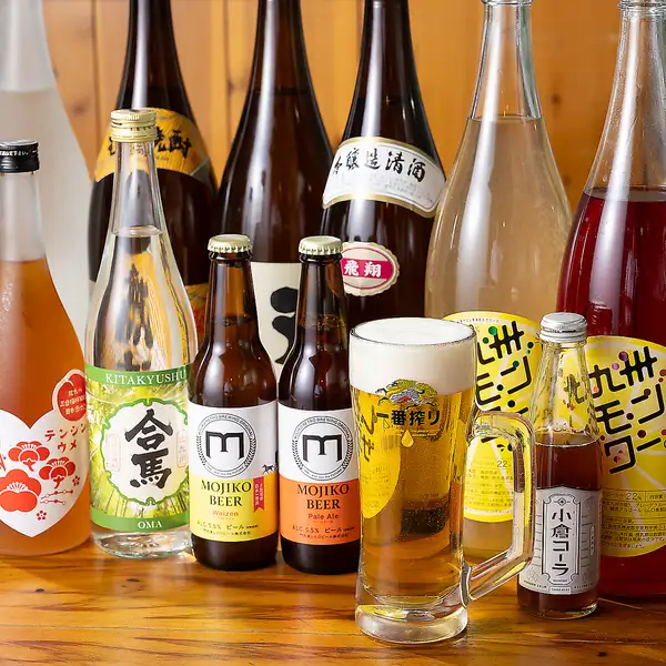【暢飲供應】九州當地清酒、精釀啤酒和日本清酒均有供應。