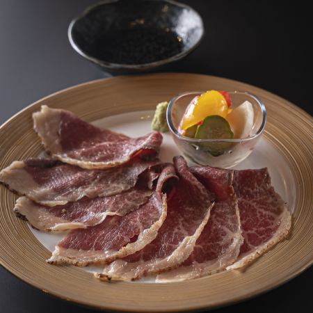 北海道短角牛のローストビーフ