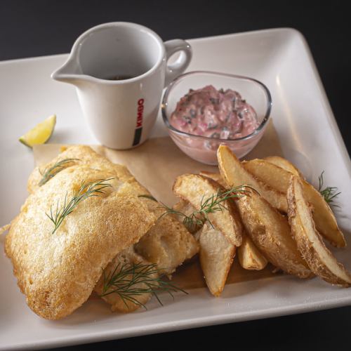 ≪しば漬けたタルタルがアクセント≫サクサクの食感が癖になる◆国産ハモ＆チップス1,500円(税込)