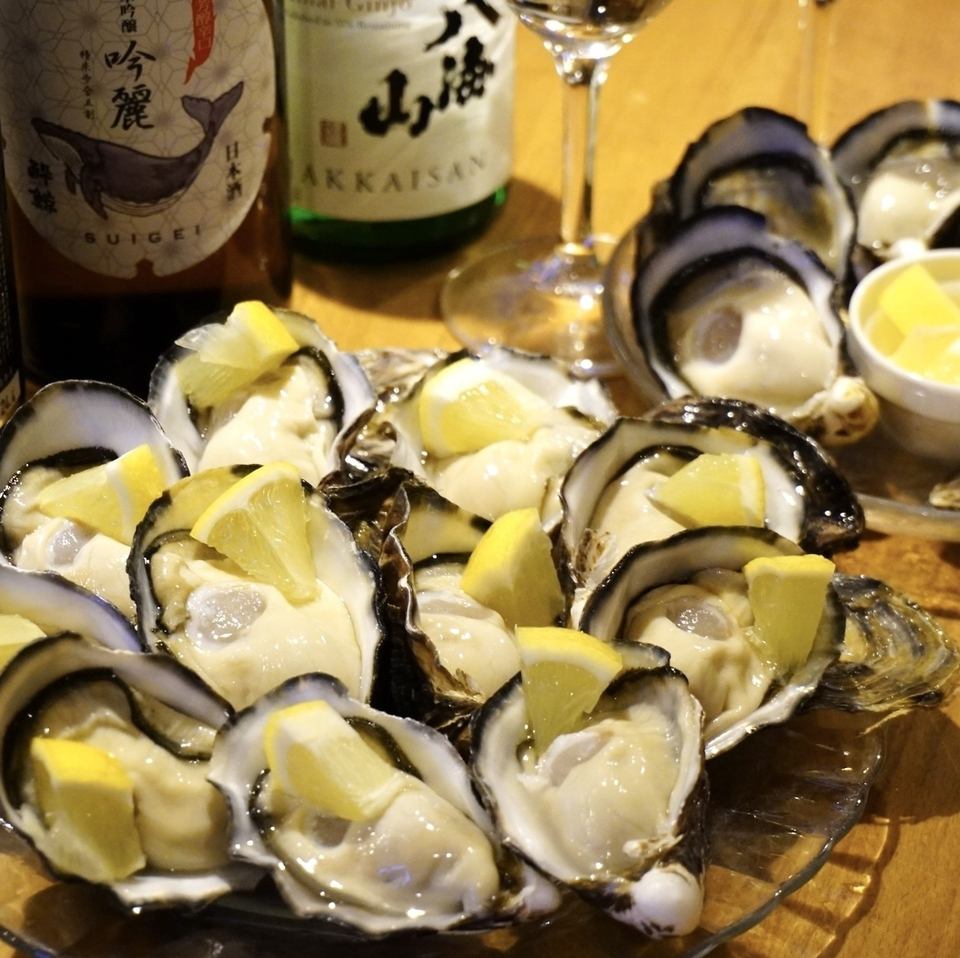 渋谷の大人気店◆産直オイスターと地酒のマッチング♪