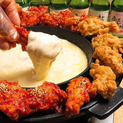 All-you-can-eat samgyo and all-you-can-eat choa chicken are popular★