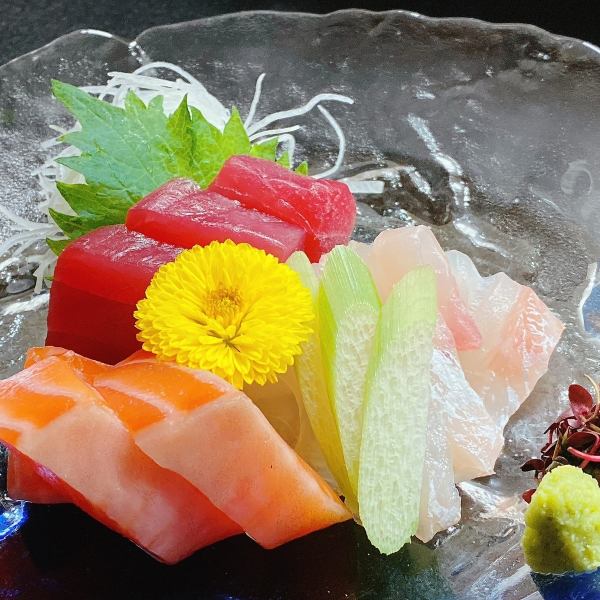 [We are confident in our freshness!] Yume Mizuki offers more than just robatayaki! Fresh fish sashimi is also available!