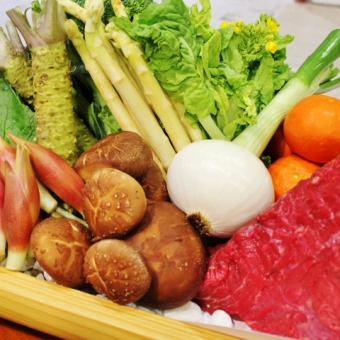 【季節のおすすめ】お肉や野菜も鮮度抜群！