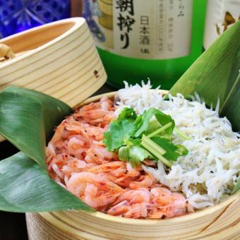 [Seasonal Recommendations] Shirasu / Sakura Shrimp Bamboo Steamer