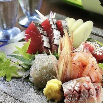 6～8月限定【夏満喫コース】お造り含む全8品+2時間飲み放題付　NET予約で6000円⇒5500円(税込)