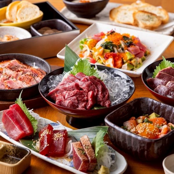 【각종 연회에】 아이즈 요리를 즐길 수있는 코스! 2 시간 음료 무제한 포함