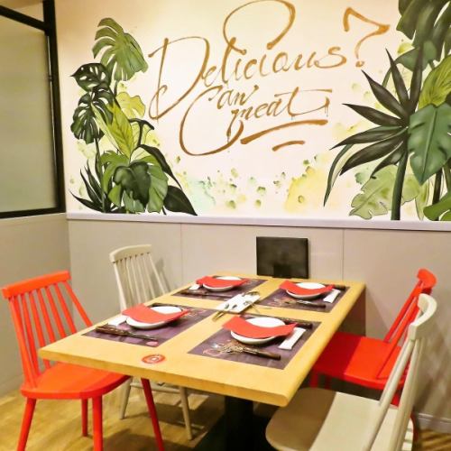 半個室もご用意.記念日に