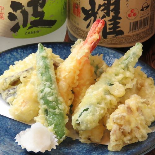 Assorted tempura