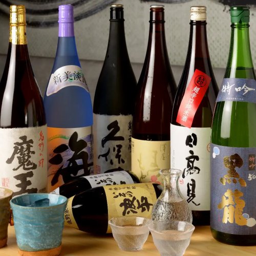 こだわりの日本酒18種類！