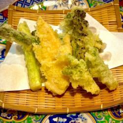 春野菜の天麩羅