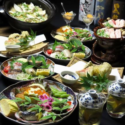 [For groups only] Available for groups of 10 to 18 people ◆ Seasonal banquet course (7 dishes) with 2 hours of all-you-can-drink included, 8,000 yen