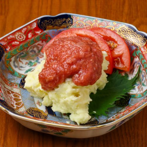술 도둑 크림 치즈 으깬 감자